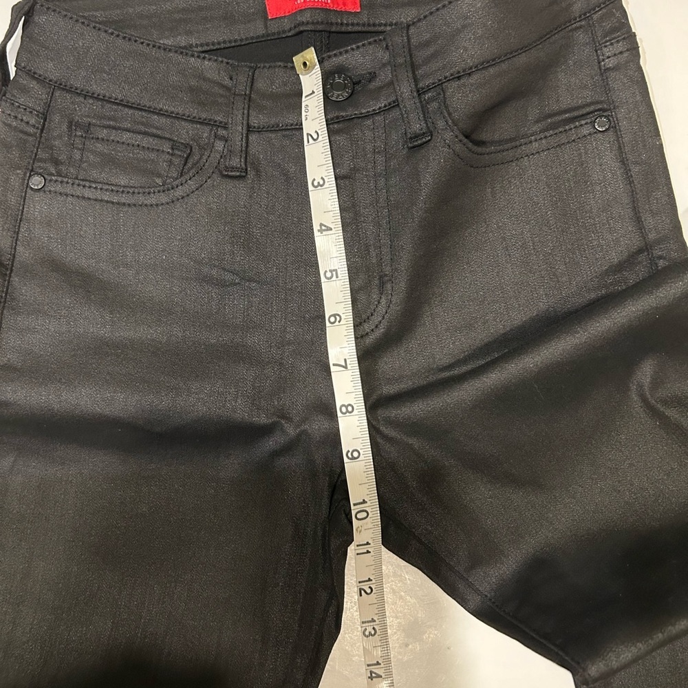 GUESS BLACK METALLIC SKINNY JEANS SIZE 26. GREAT CONDITION, LIKE NEW! - Picture 9 of 10
